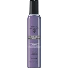 Pratik Ev Blonde Story Köpük, Argan ve Kuşburnu Özlü, Sarı ve Gri Saçlar Için Mor Tonlayıcı Bakım Köpüğü, 200 ml