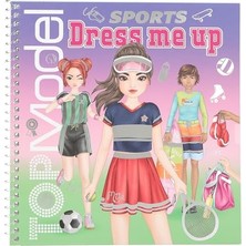Pratik Ev 13808 Topmodel Dress Me Up; Spor Çıkartma Kitabı, 24 Sayfa Kendin Yap Spor Modeli Desenli, 11 Çıkartma Sayfası Dahil