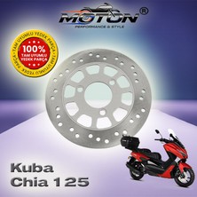 Moton Kuba Chia 125 Arka Fren Diski - Yüksek Performanslı Isıya Dayanıklı