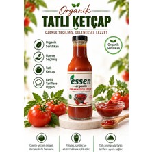 Essen Organik Tatlı Ketçap 280 gr ECOCERT Sertifikalı Organik Lezzetli Sos