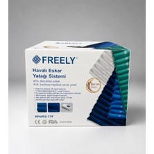Pratik Ev Freely HF6002-17P Havalı Hasta Yatağı Sistemi; 17 Bağımsız Hava Hücreli, Pu Malzeme, Sessiz Pompalı