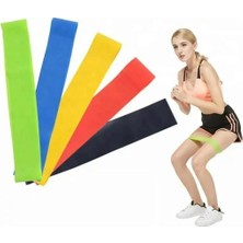 Aerobik Bandı Latex Bant Set Pilates Yoga Lastiği Seti Cks-64