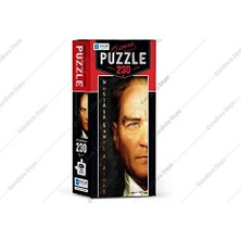 Pratik Ev Puzzle, Blue Focus 230 Parça Kutulu - Mustafa Kemal Atatürk