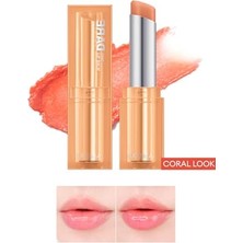 Pratik Ev Dudaklara Yoğun Bakım Yapan Renkli Dudak Balmı Dare Tint Lip Balm (03 Coral Look)