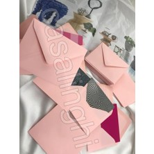 Pratik Ev Pembe Küçük Mesaj Zarfı 10 Adet 7x9 cm – Mini Tebrik Zarf, Sevgi Notu ve Doğum Günü Hediyeliği Için Sevimli Renkli Zarf Seti