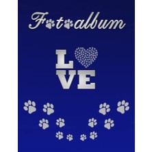 Pratik Ev Fotoalbum Haustiere Papageien Hamster Meerschweinchen Kaninchen Tauben Hasen Mäuse Ratten Frettchen Sittiche Wellensittiche Vögel Hunde Katzen ... Andenken Blau 04 (German Edition)