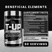 Nutrex T-Up Max Tribulus & Maca & Fenugreek & Tongkat Alı 60 Caps