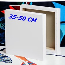 Pratik Ev 35X50 cm Bez Tuval Arkadan Zımbalı 210 G%70 Polyester%30 Pamuk Akrilik Resim Tuvali