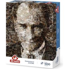 Pratik Ev Mustafa Kemal Atatürk Kolaj Yapbozu, 1000 Parça