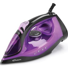CU-3328 Apex 2600 W Seramik Tabanlı Buharlı Ütü, 170 G Şok ve 35 G/dk Sürekli Buhar, Dikey Ütüleme, Otomatik Kapanma, Damlama ve Kireç Önleme, Kendi Kendini Temizleme, Aşırı Isınma Koruması