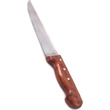Pratik Ev Ahşap Saplı Çok Amaçlı Mutfak Bıçağı 30 Cm, Cemil Bursa Paslanmaz Bıçak 1410