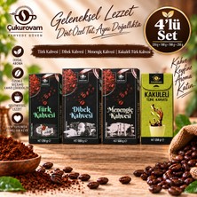 Çukurovam Kahve 1xkutu Türk Kahvesi 250G 1xmenengiç Kahvesi 500G 1xdibek Kahvesi 500G 1xkakule Aromalı Türk Kahvesi 250G 4'lü Set