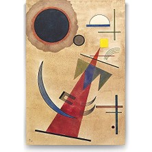 Pratik Ev Wassily Kandinsky Rot In Spitzform Tablosu 80X125 cm
