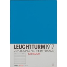 Leuchtturm 1917 LEUCHTTURM1917 Jottbook Master Yumuşak Kapak A4 Çizgili Defter Azure Blue 350469