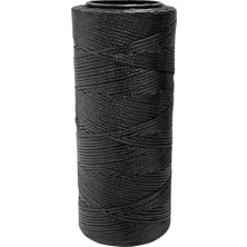 El Dikişi Için Mumlu Iplik 1 mm 100MT 1 Adet(Leathercraft, Deri Hobi) (Siyah 01)