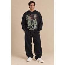 Alexander Gardi Önü Baskılı Sweatshirt