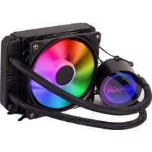 Pratik Ev Cold 100 Intel ve Amd Destekli Rgb Fanlı Infinite Panel 120 mm Sıvı Soğutma Sistemi, Kılavuzlu, Siyah