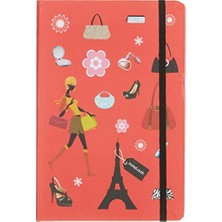 Pratik Ev Paris Temalı A5 Çizgisiz Defter