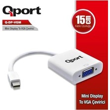 Pratik Ev Q-Dp-Vgm Mini Dışplay Porttan VGA Ya Çevirici