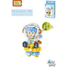 Pratik Ev Micro Block Serisi Mavi Astronot 390 Parça Oyuncak Yapım Seti FFLZ-8827