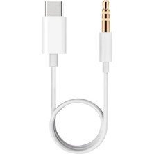 Hiltech iPhone 15 Samsung Google Pixel 2 Oneplus, Huawei Type-C 3.5mm Aux Dönüştürücü