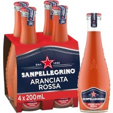 Pratik Ev Kan Portakal Aromalı Gazlı Içecek Cam Şişe 4X200 ml