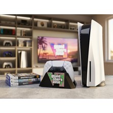 Dlc 3d Design Gta 6 Temalı Ps5 Kol Standı - Özel Tasarım Gta 6 Kontrolcü Standı, Playstation 5 Oyuncu Aksesuarı Kol Tutucu Joystick