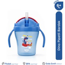 Wee Baby Pipetli Bardak 200 ml - Mavi