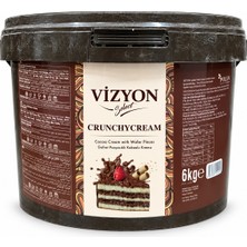 Vizyon Crunchyceam Gofret Parçacıklı Kakaolu Krema 6 kg