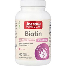 Jarrow Formulas, Biotin, 100 Veggie Capsules