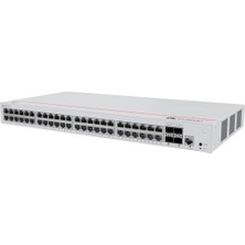Pratik Ev S220 48T4S Yönetilebilir Anahtar, 48 10 100 1000BASE T Port, 4 Ge Sfp Port, Dahili Ac Güç