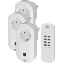 Pratik Ev Comfort Line Uzaktan Kumandalı 3 Adet Tekli Priz
