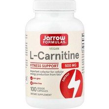 Jarrow Formulas, Vegan L-Carnitine, 500 Mg, 100 Veggie Capsules
