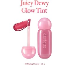 Pratik Ev Parlak Bitişli, Hafif Renkli, Nemlendirici Etkili Tint Juicy Dewy Glow Tint (13 Mixing Cherry)