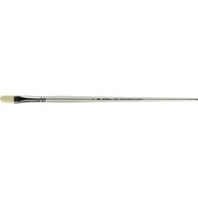 Pratik Ev 5523012 Artisan Synthetikfaser - Pinsel Mit Leistungsmerkmalen Von Schweineborsten, Perfekt Für Dickflüssige Öl - Farbe - Filbertpinsel Nr.12, Robust Und Haltbar