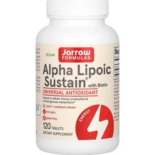 Jarrow Formulas, Alpha Lipoic Sustain With Biotin, 120 Tablets