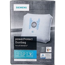 Pratik Ev 17000816 Siemens G All VZ41FGALL Elektrikli Süpürge Için 4 x Keçe Filtre Torbası