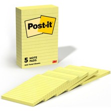 Post-It Pop-Up Notlar, 10,2 x 15,2 Cm, 5 Blok, Amerika'n N #1 Favorite Sticky Notes, Kanarya Sar S, Temiz Mesafe, Geri D N T R Lebilir (660-5 Adet)