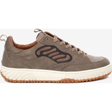 GRY Lab Erkek Vizon Hakiki Deri Sneaker Ayakkabı 6K1CA20360