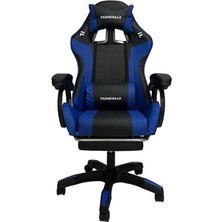 Pratik Ev Dynamic Blue Masajlı Oyuncu Koltuğu