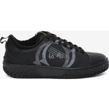 GRY Lab Erkek Siyah Hakiki Deri Sneaker Ayakkabı 6K1CA20361