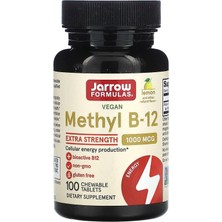 Jarrow Formulas, Methyl B-12, Lemon, 1,000 Mcg, 100 Chewable Tablets