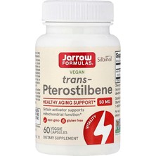 Jarrow Formulas, Vegan Trans-Pterostilbene, 50 Mg, 60 Veggie Capsules