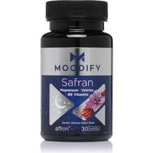 Pratik Ev Safran, Magnezyum, Valerian ve B6 Vitamini Içeren 30 Kapsül