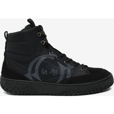GRY Lab Erkek Siyah Hakiki Deri Sneaker Bot 6K1CB20362