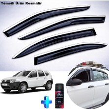 Caraks Dacia Duster Krom Cam Rüzgarlığı Abs Nikelajlı Krom Mügen Cam Rüzgarlığı 2010 - 2017 Arası + Ebrayn 150 ml Koku