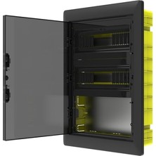 Pratik Ev Sigorta Kutu 30 Sigortalı + Zayıf Akım Bölmeli Sıva Altı Sigorta Kutusu IP40 39 x 53.5 x 10.7 cm Poli 019-Z