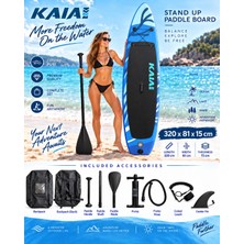 Kaia HMI91 320X81X16 cm Şişme Sup Board  Stand Up Paddle Board – Pompa Kürek Seti – 200 kg Taşıma Kapasiteli