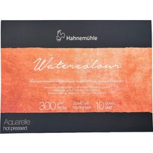 Sulu Boya Blok Saten 300 G/m² 30 x 40 cm - 10 Yaprak... Gerçek El Yapımı