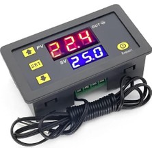Alkatronik W3230 Dc 12V Dijital Termostat Modül Sıcaklık Kontol Kartı Isıtıcı Soğutucu Kuluçka Akvaryum